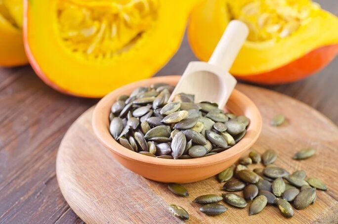 Pumpkin seeds for worms