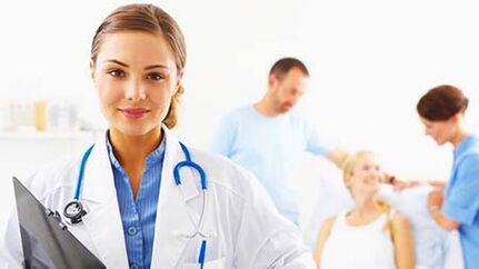 As a doctor treated from parasites