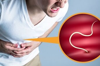 Types of parasites in the human body